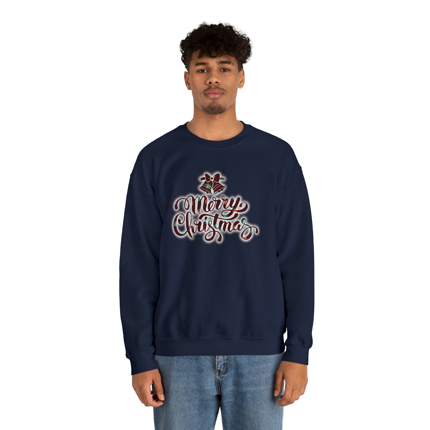 Holiday Ornaments Merry Christmas Unisex Heavy Blend™ Crewneck Sweatshirt