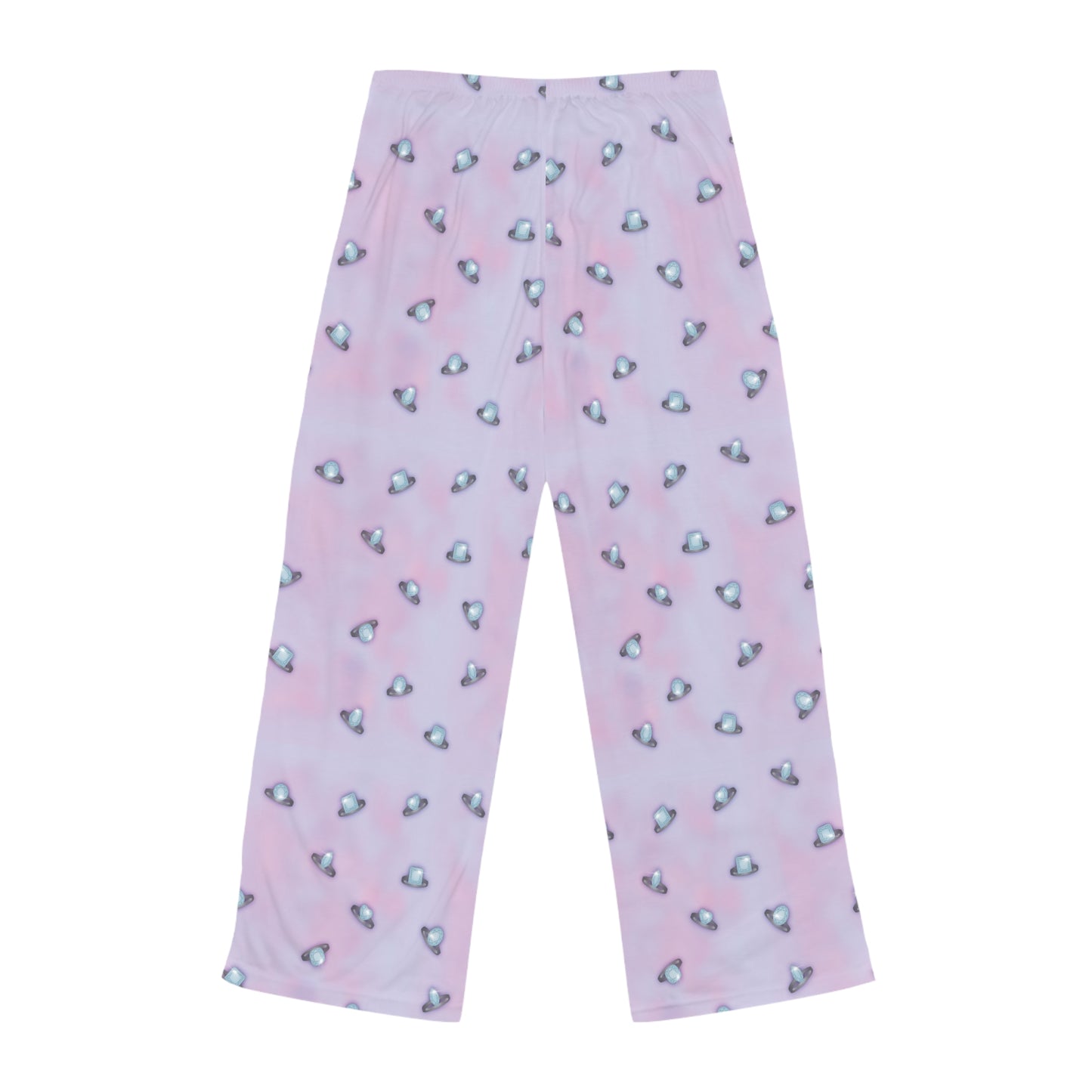 Wedding Rings Purple Women's Pajama Pants
