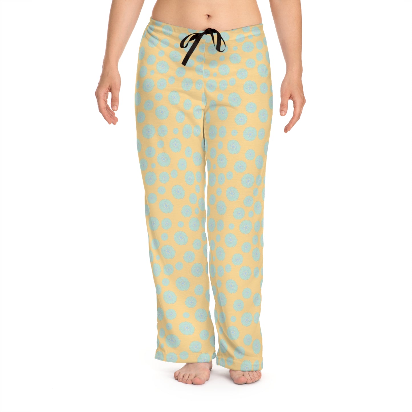 Blue Flower Women's Pajama Pants