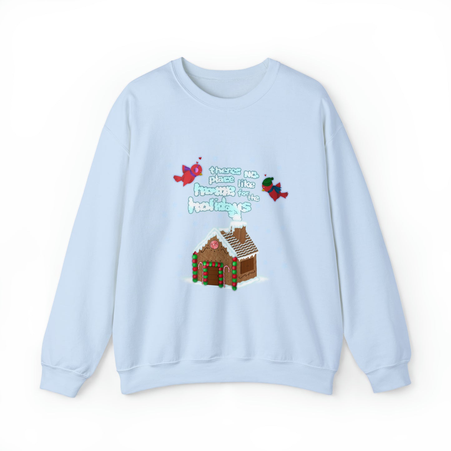 Gingerbread Home for the Holiday Unisex Heavy Blend™ Crewneck Sweatshirt