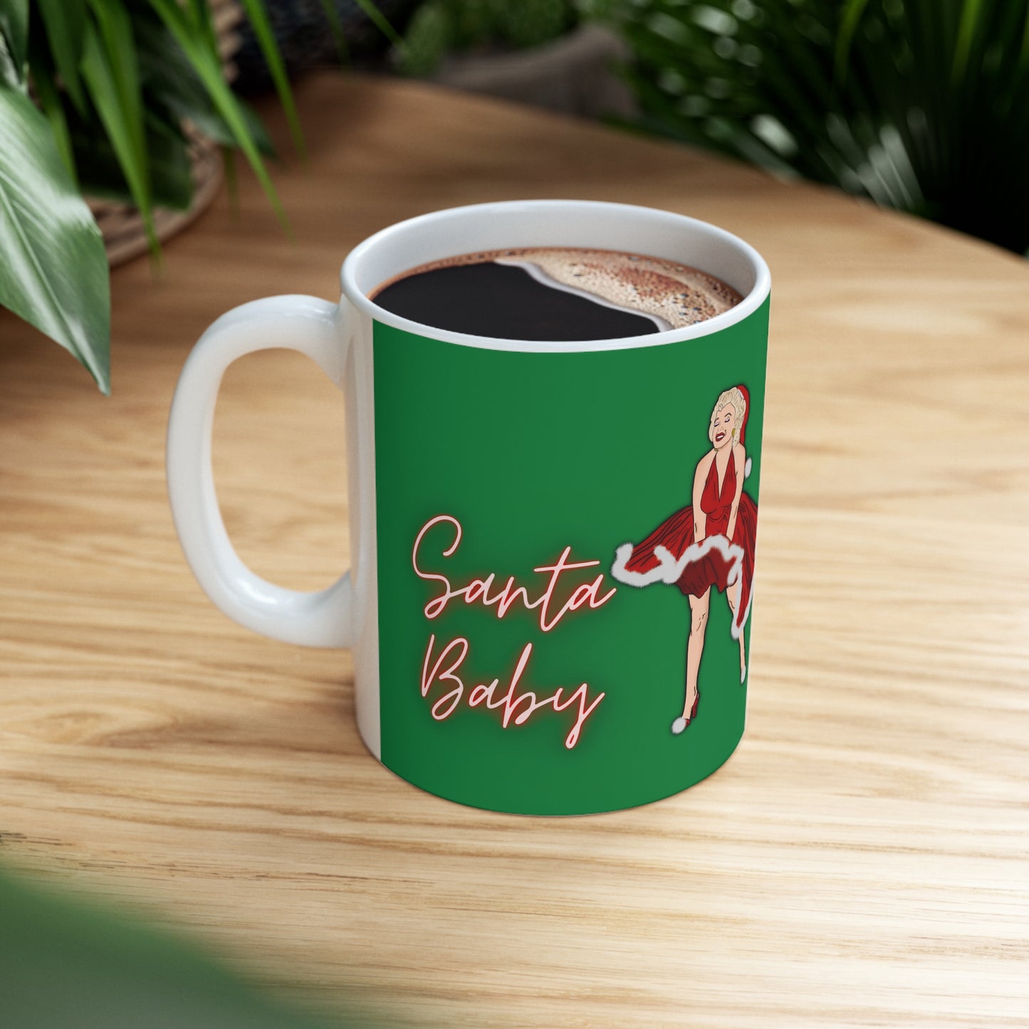 Monroe Christmas Ceramic Mug 11oz