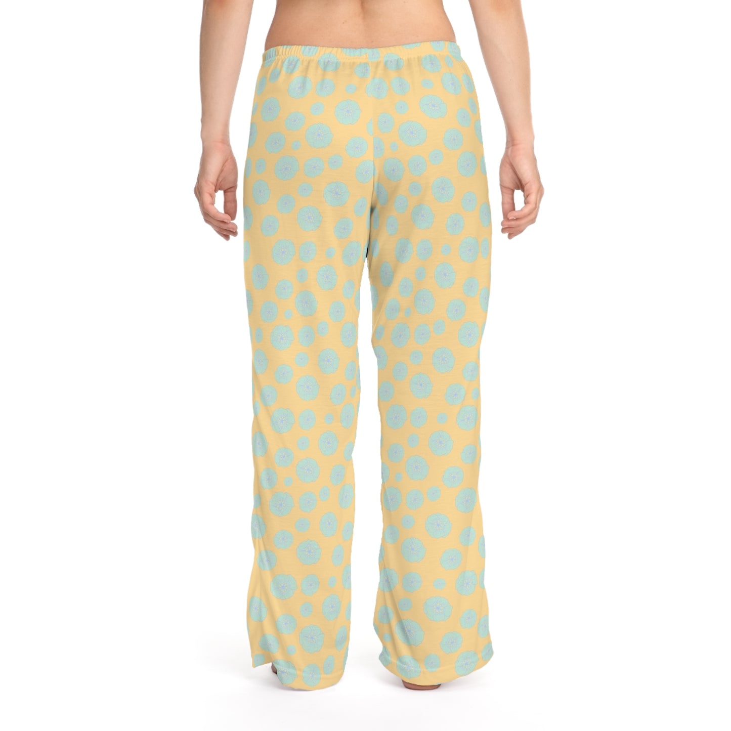 Blue Flower Women's Pajama Pants