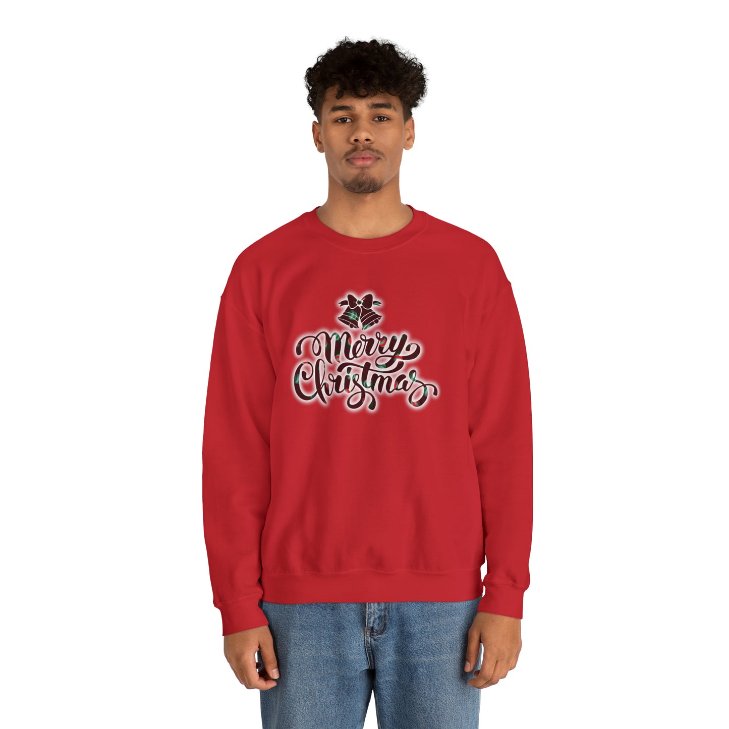Holiday Ornaments Merry Christmas Unisex Heavy Blend™ Crewneck Sweatshirt
