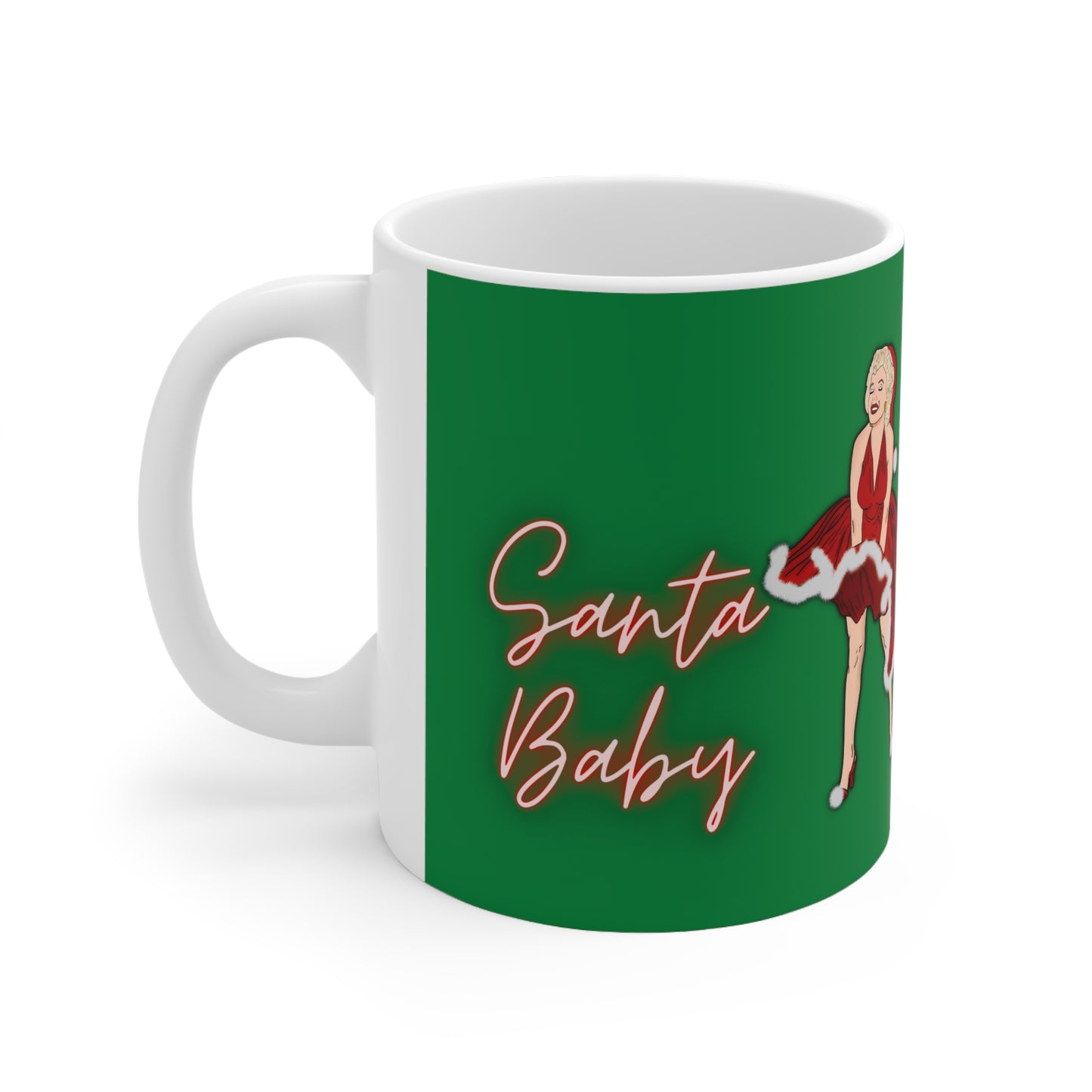 Monroe Christmas Ceramic Mug 11oz