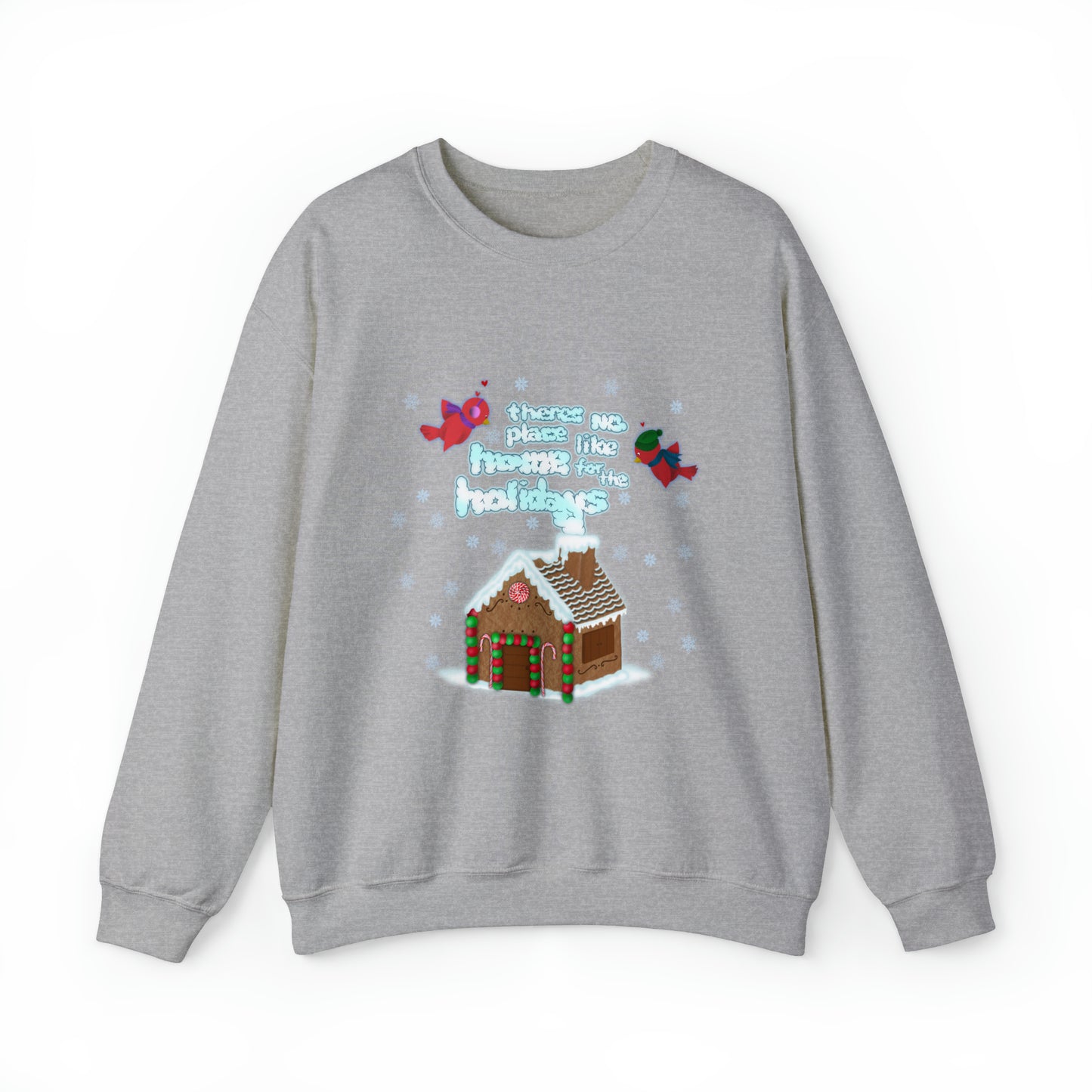Gingerbread Home for the Holiday Unisex Heavy Blend™ Crewneck Sweatshirt