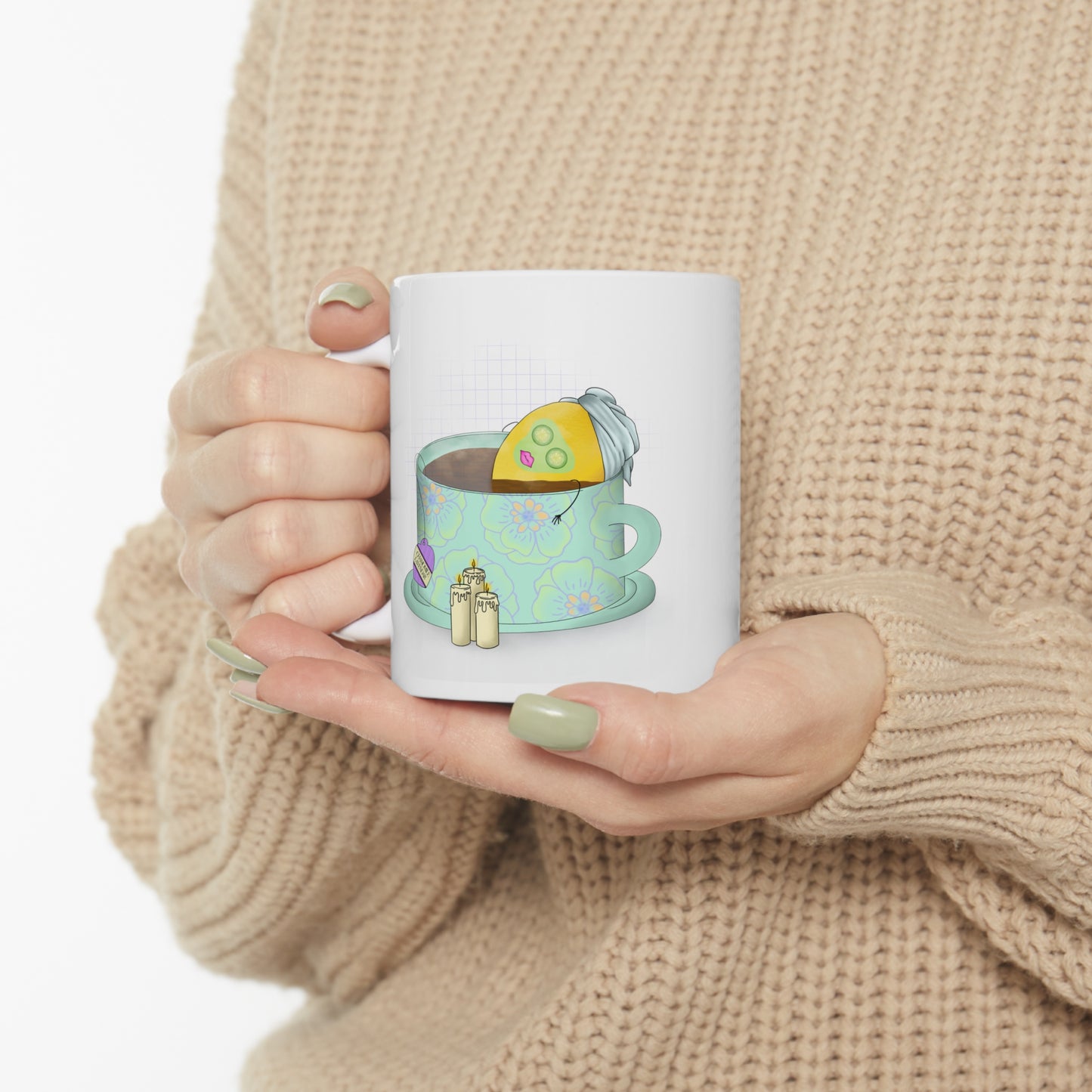 Lemon in Tea Spa Ceramic Mug 11oz