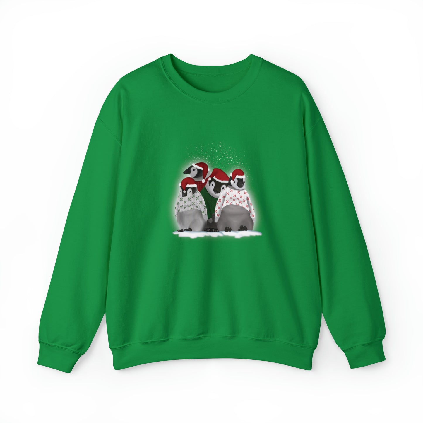 Penguins in Christmas Sweaters Unisex Heavy Blend™ Crewneck Sweatshirt