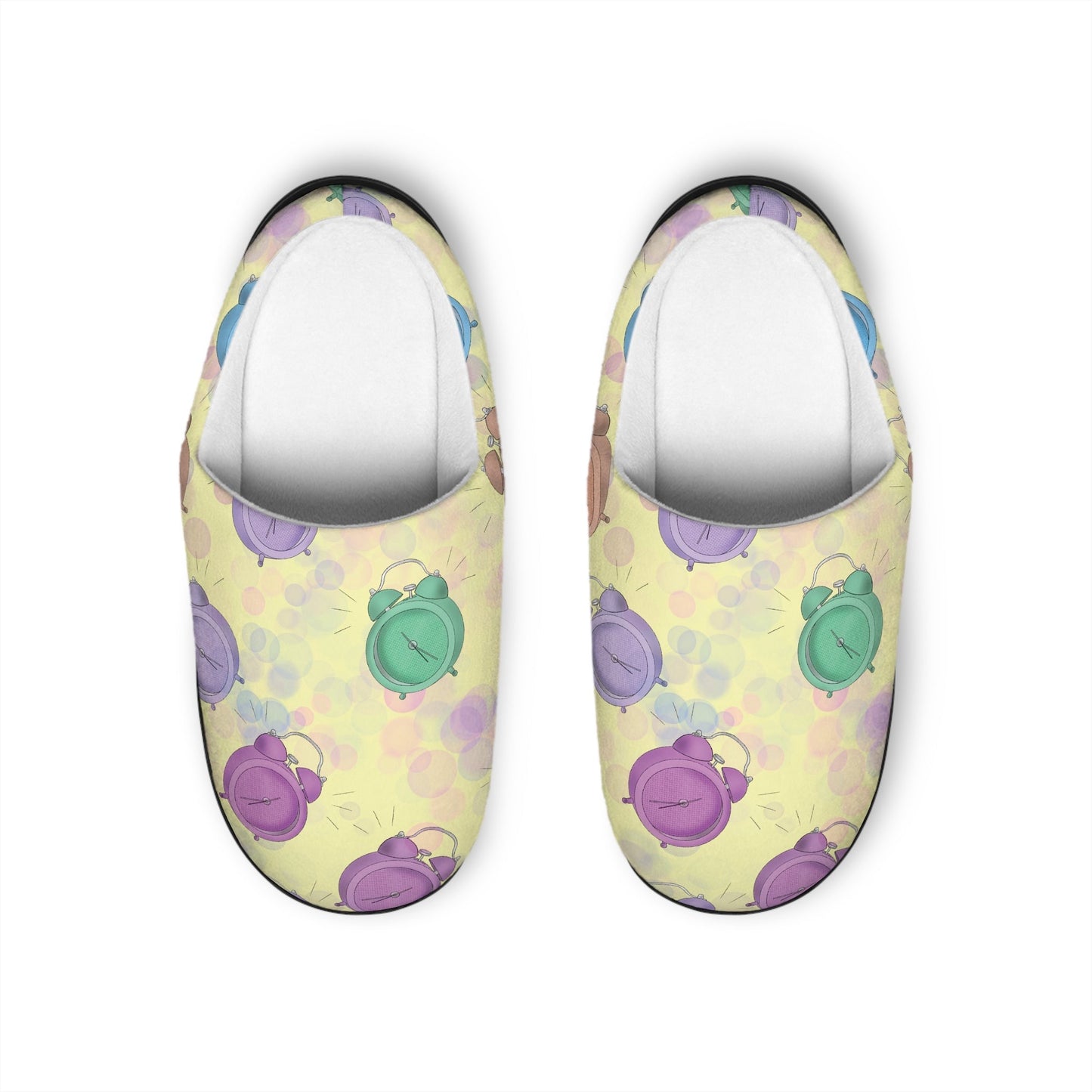 Alarm clock Women's Indoor Slippers