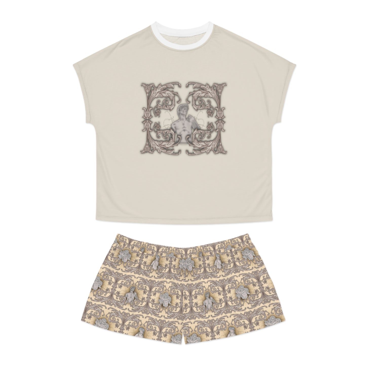 Greek God Women's Short Pajama Set