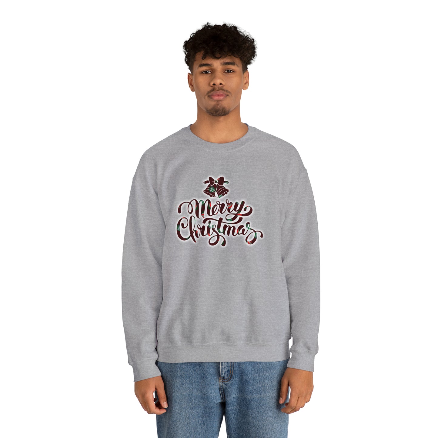 Holiday Ornaments Merry Christmas Unisex Heavy Blend™ Crewneck Sweatshirt
