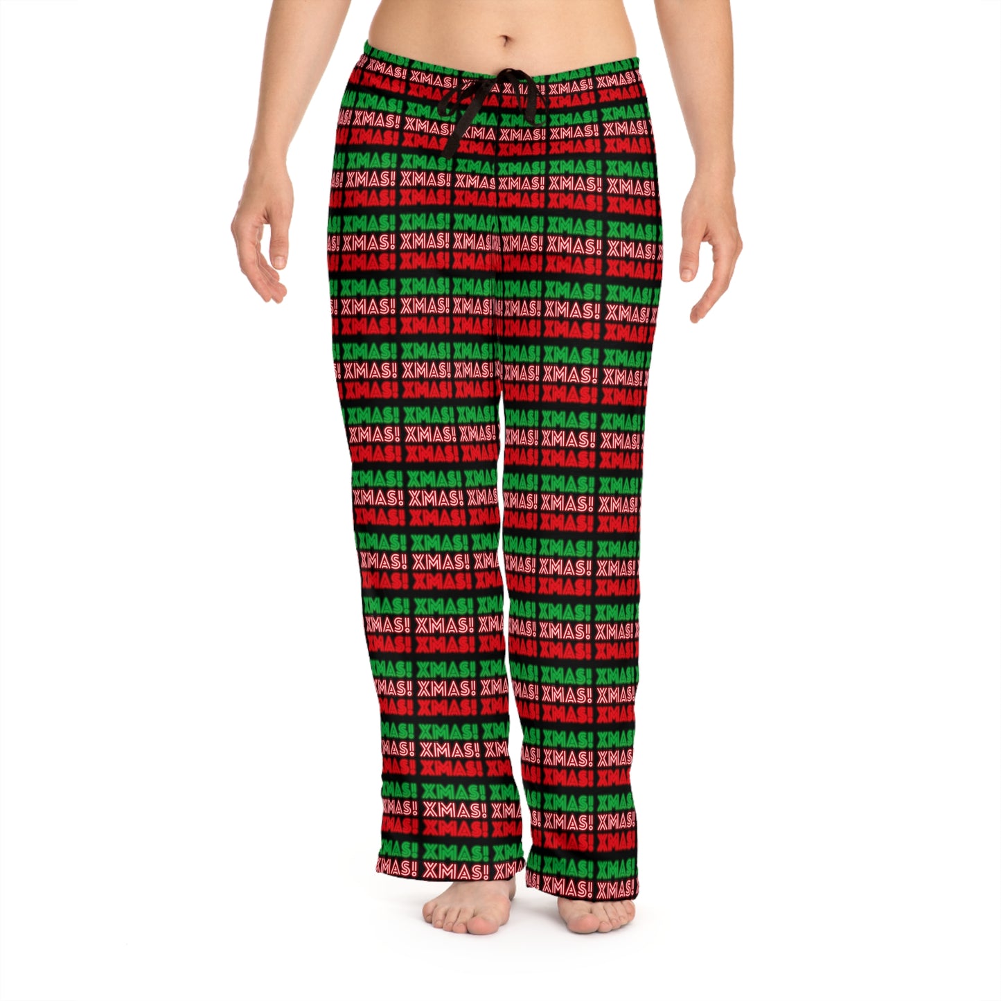 XMASXMASXMAS! Neon Women's Pajama Pants