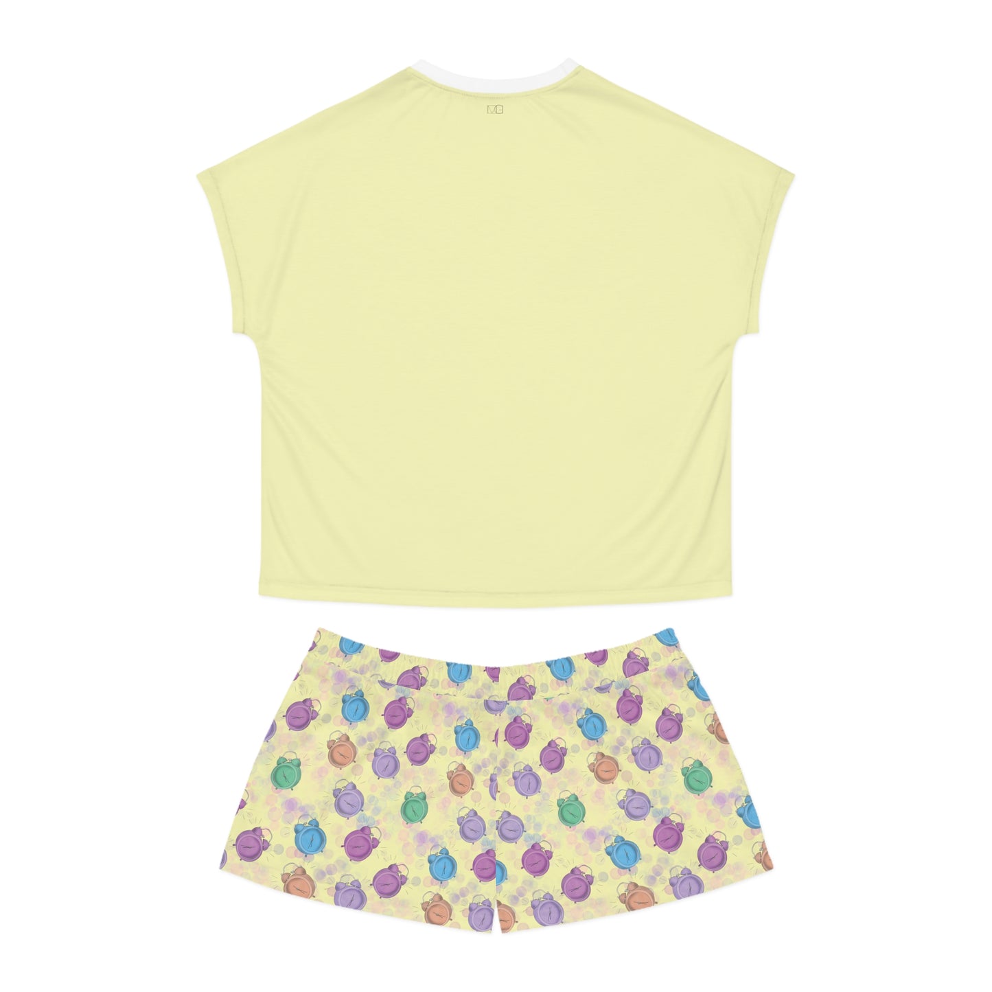 Alarm Clocks Women's Short Pajama Set
