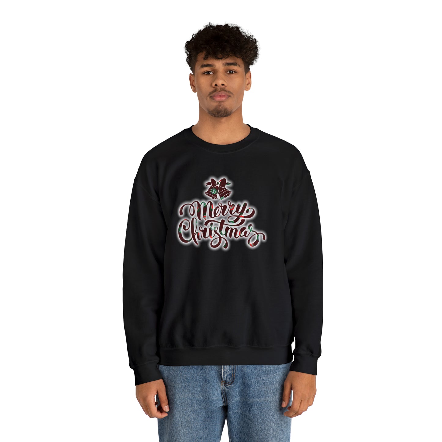Holiday Ornaments Merry Christmas Unisex Heavy Blend™ Crewneck Sweatshirt