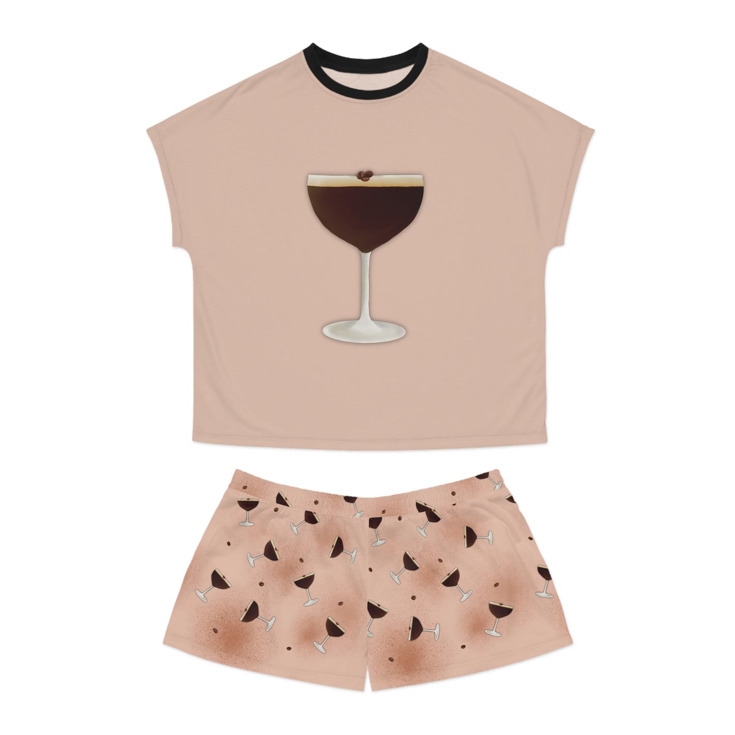 Martini collection - Espresso Martini Women's Short Pajama Set
