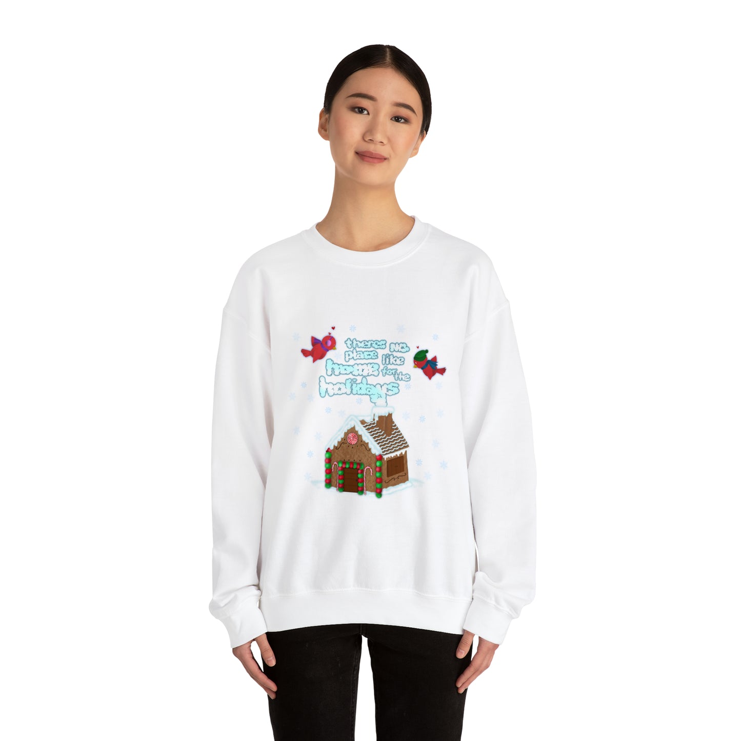 Gingerbread Home for the Holiday Unisex Heavy Blend™ Crewneck Sweatshirt