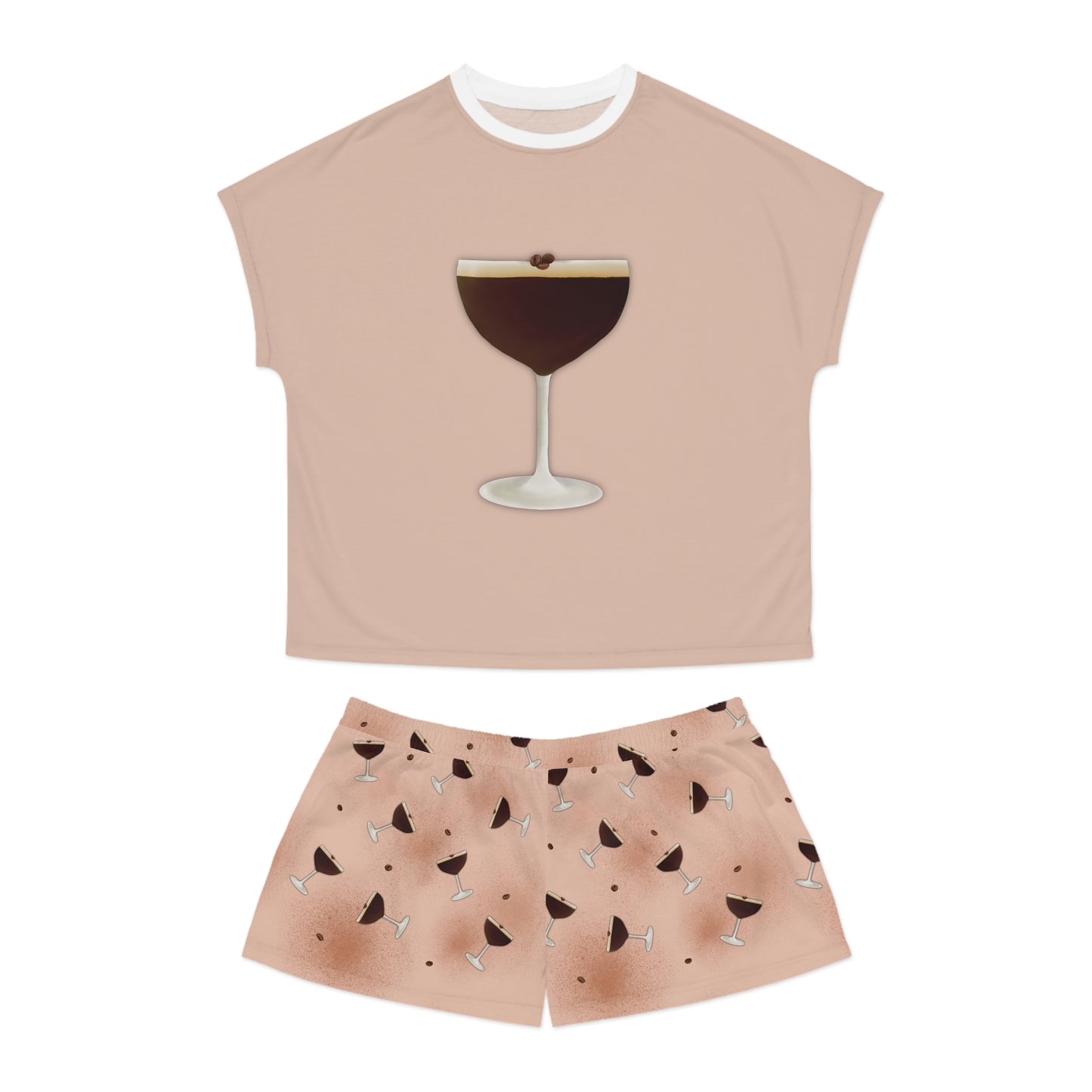 Martini collection - Espresso Martini Women's Short Pajama Set