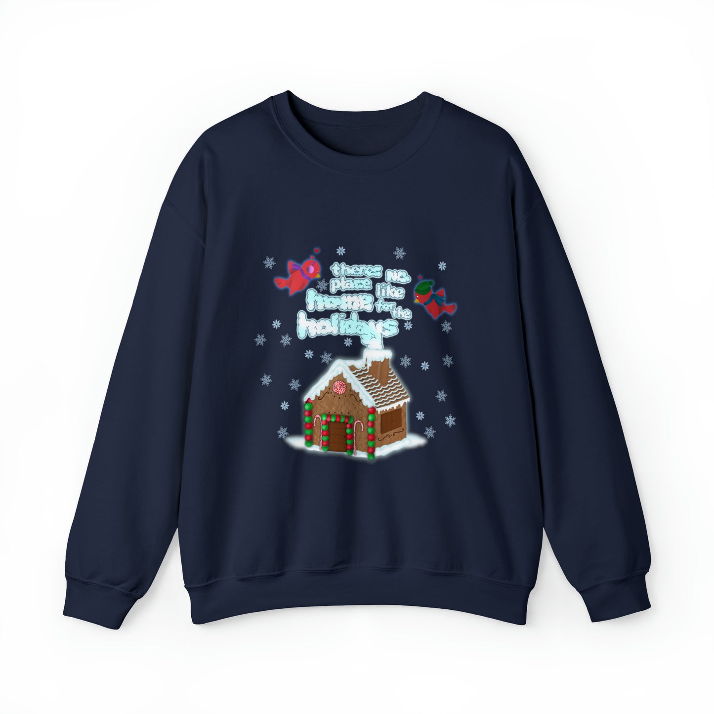 Gingerbread Home for the Holiday Unisex Heavy Blend™ Crewneck Sweatshirt