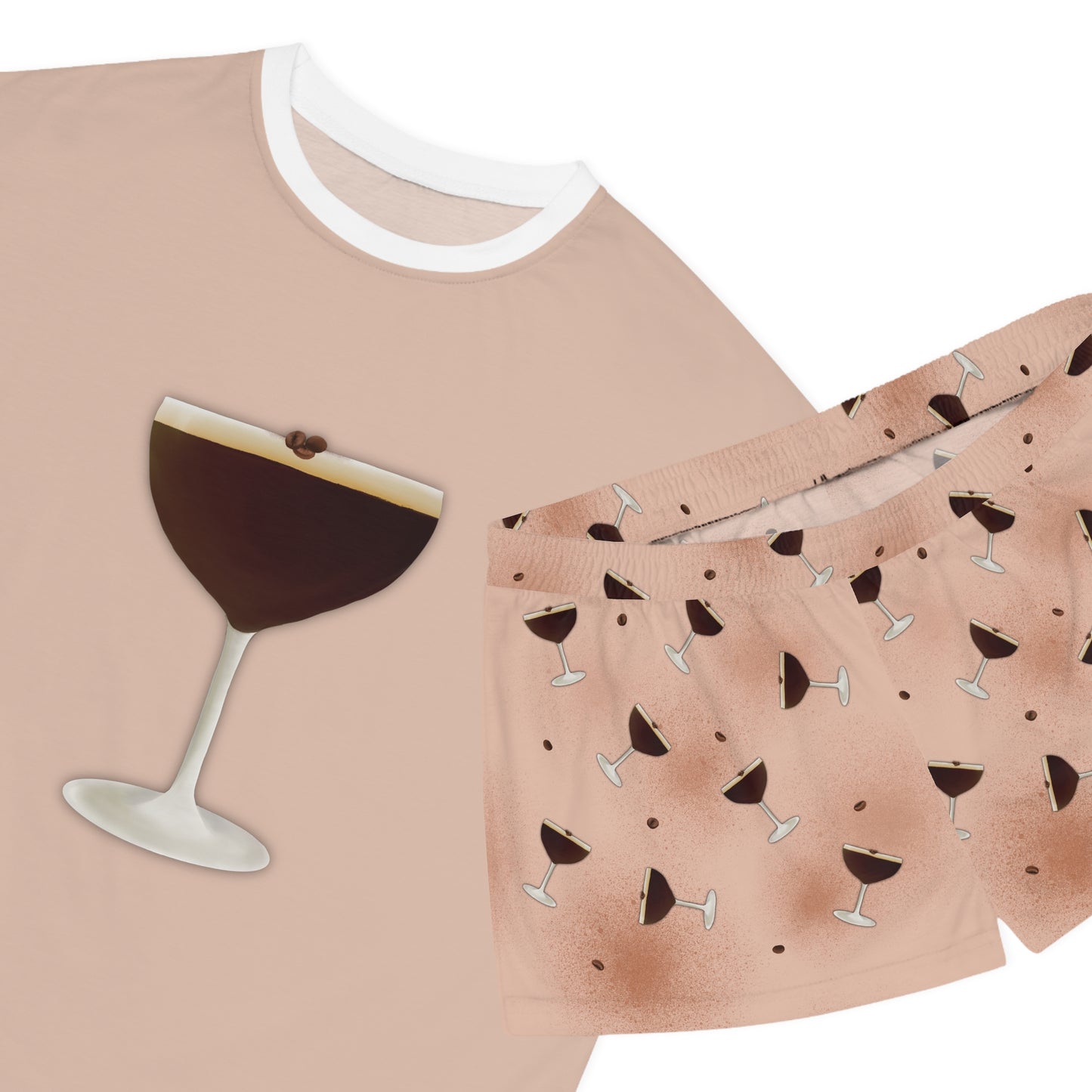 Martini collection - Espresso Martini Women's Short Pajama Set