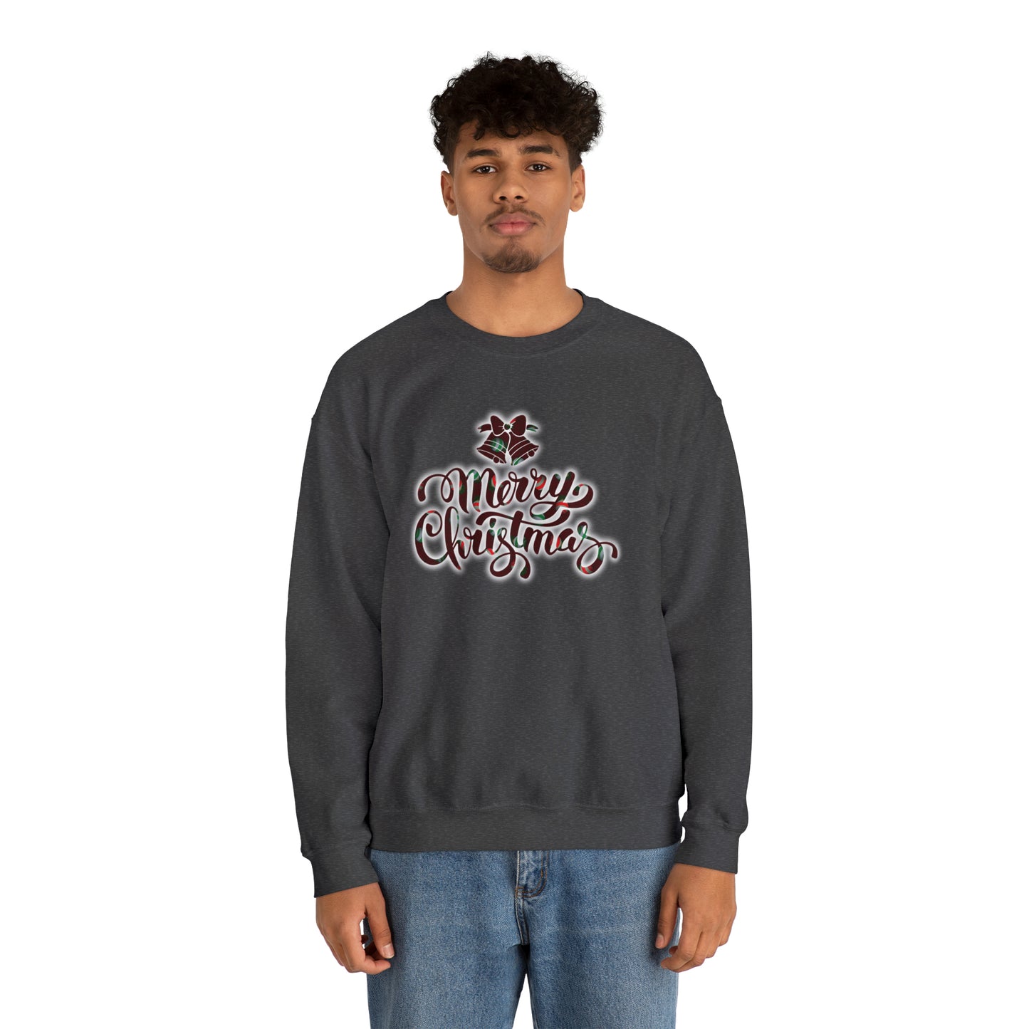 Holiday Ornaments Merry Christmas Unisex Heavy Blend™ Crewneck Sweatshirt