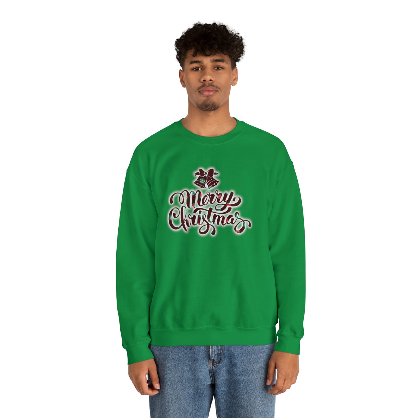 Holiday Ornaments Merry Christmas Unisex Heavy Blend™ Crewneck Sweatshirt