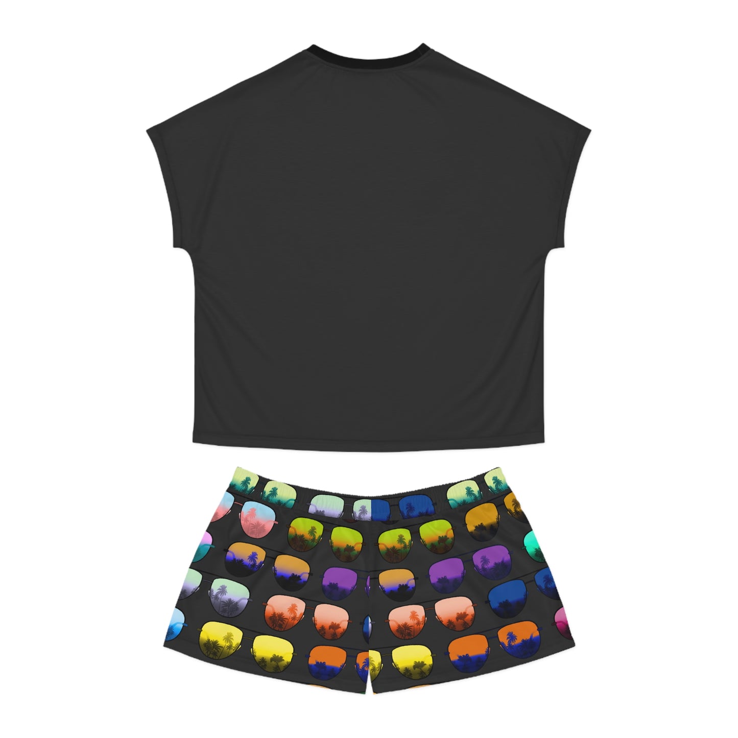 Tropical Sunglasses Women's Short Pajama Set