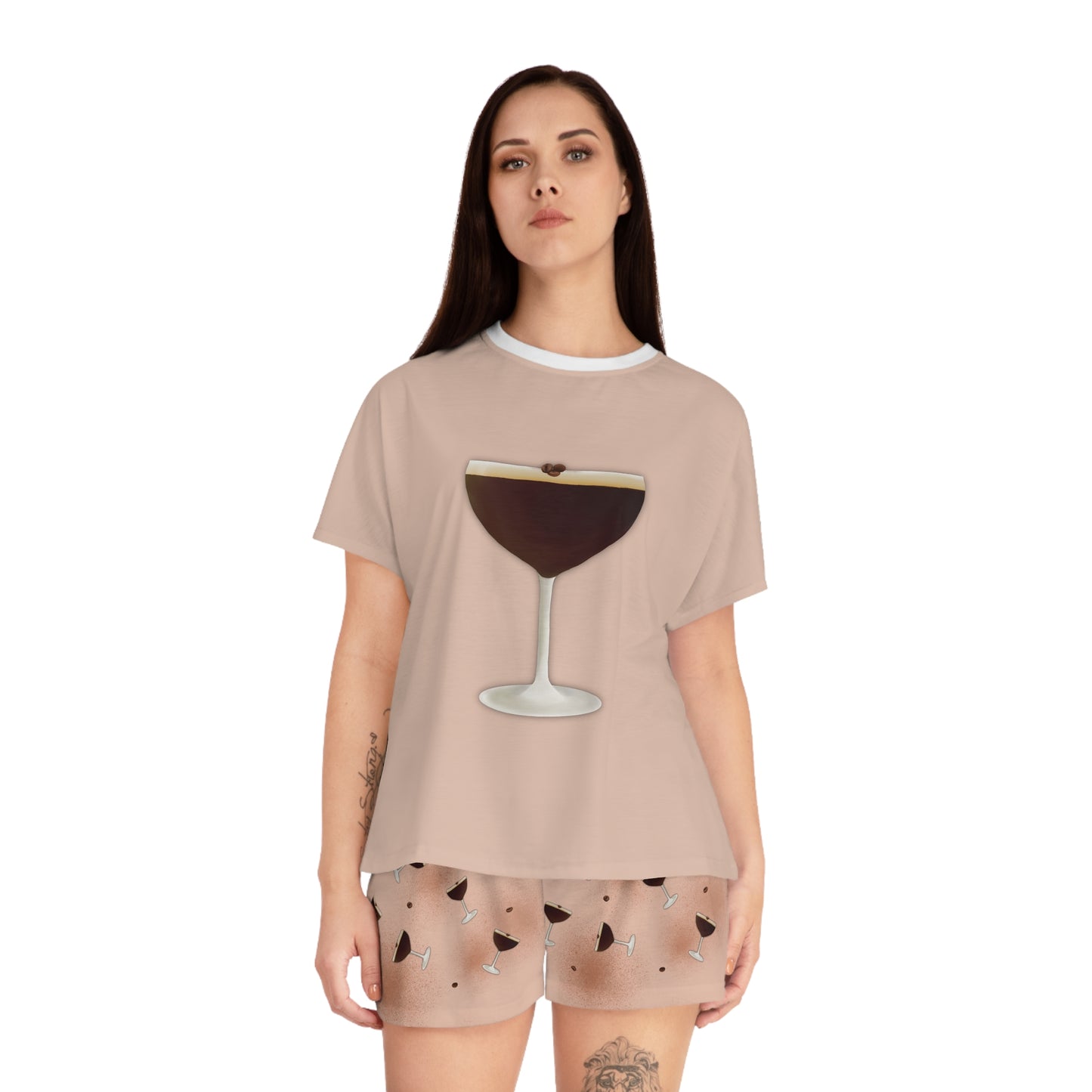 Martini collection - Espresso Martini Women's Short Pajama Set