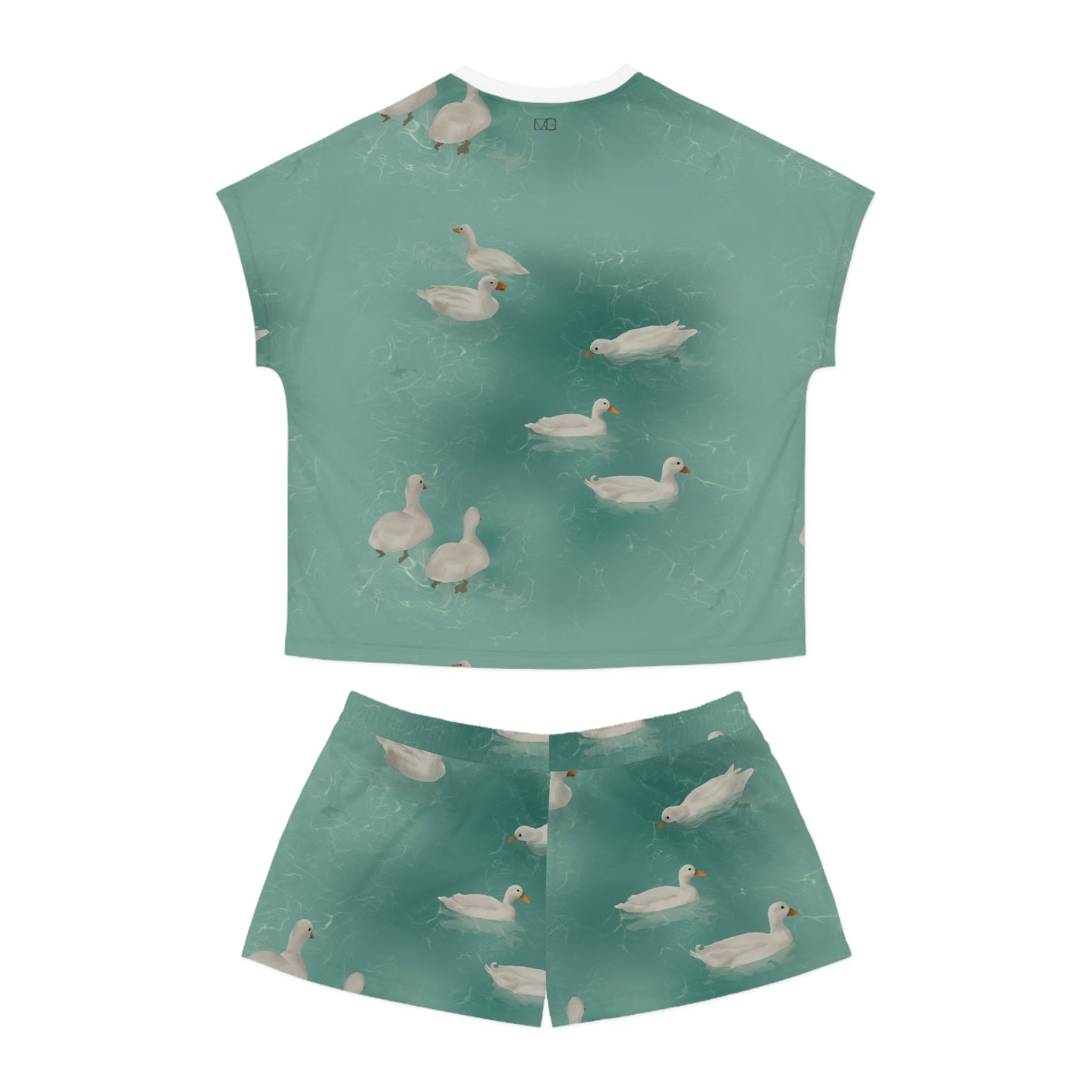 Ducks Women's Short Pajama Set