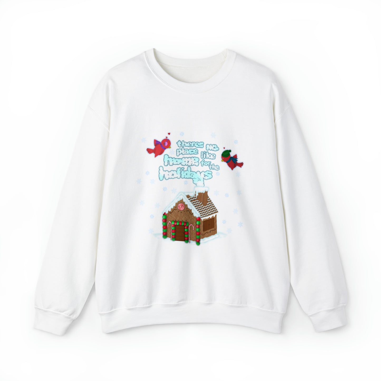 Gingerbread Home for the Holiday Unisex Heavy Blend™ Crewneck Sweatshirt