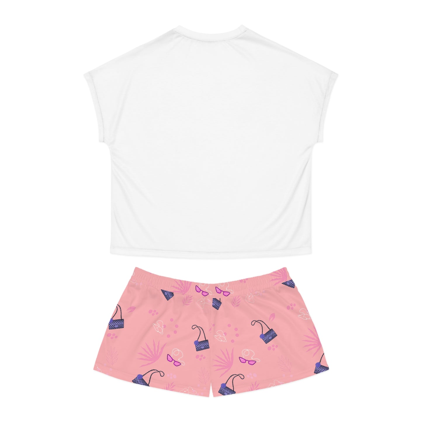 Fancy giraffe Women's Short Pajama Set