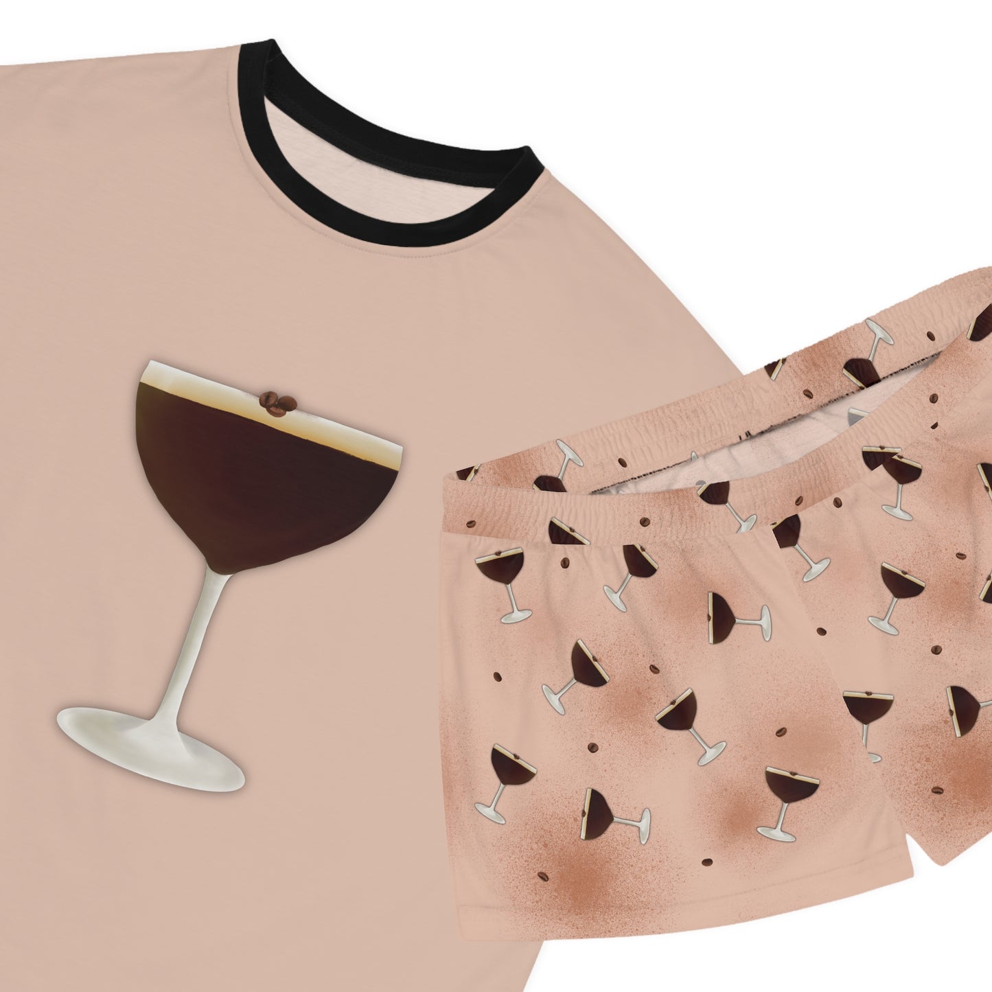 Martini collection - Espresso Martini Women's Short Pajama Set
