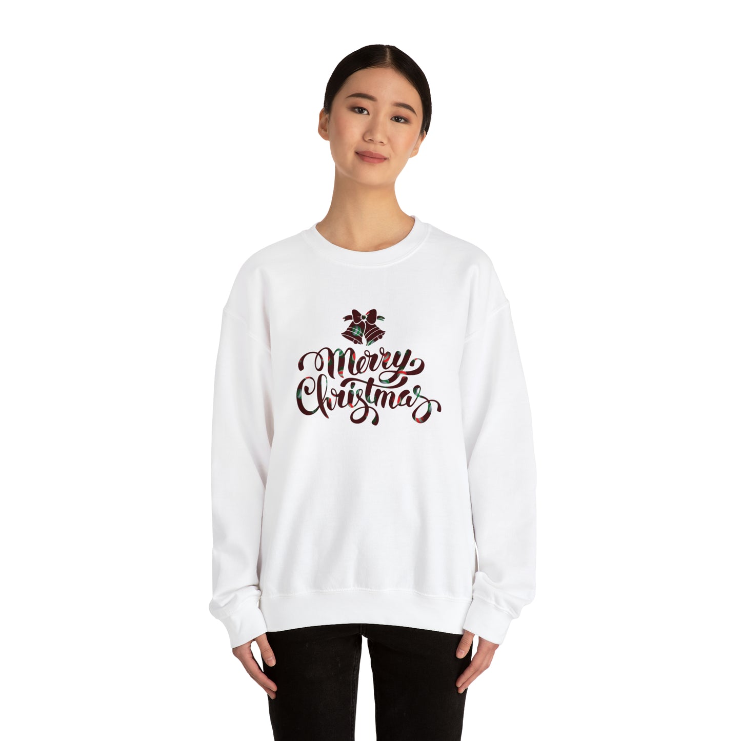 Holiday Ornaments Merry Christmas Unisex Heavy Blend™ Crewneck Sweatshirt