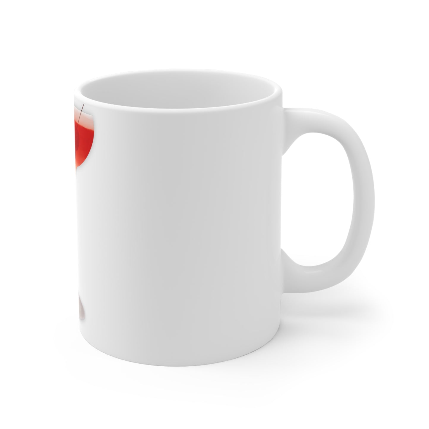 Martini Collection- Raspberry Martini Ceramic Mug 11oz