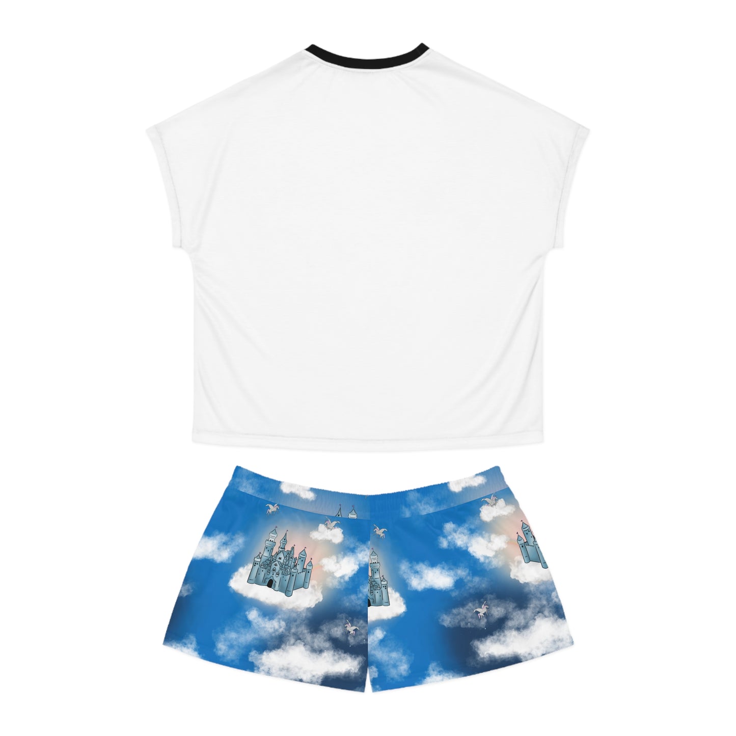Castles in the Sky Women's Short Pajama Set