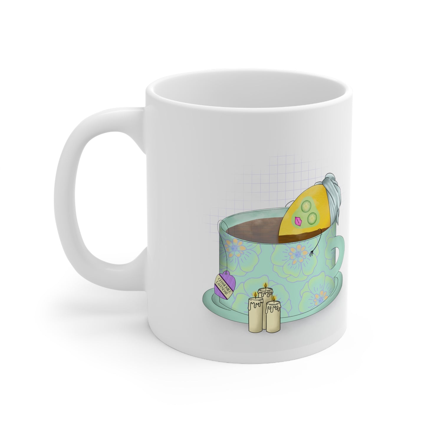 Lemon in Tea Spa Ceramic Mug 11oz