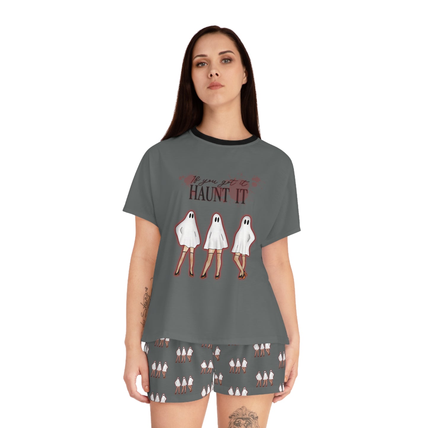 If You Got it Haunt it Women's Short Pajama Set