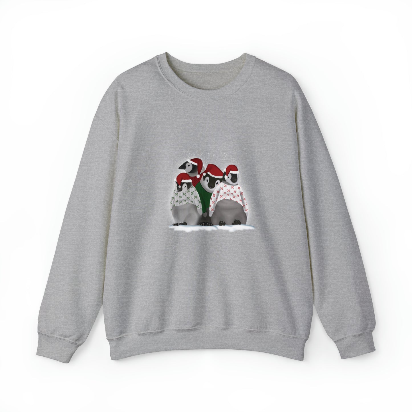 Penguins in Christmas Sweaters Unisex Heavy Blend™ Crewneck Sweatshirt