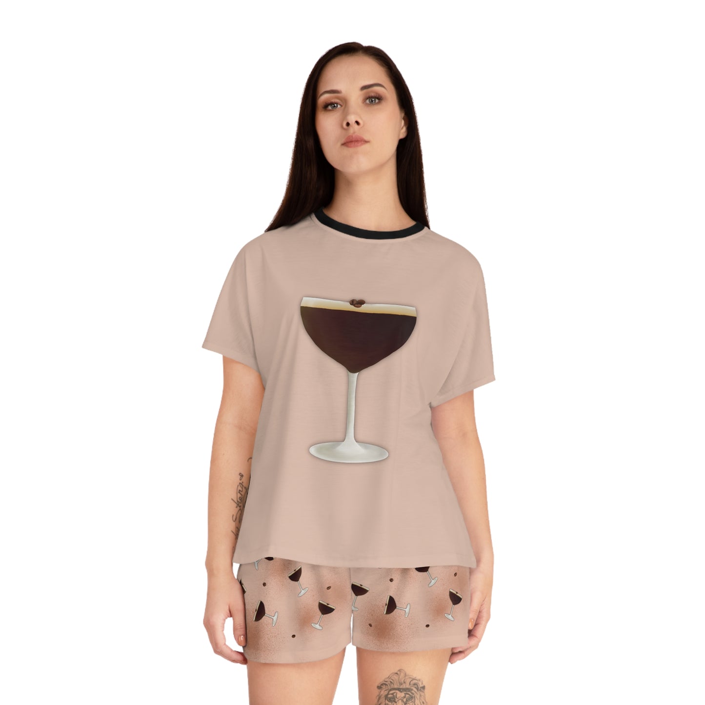 Martini collection - Espresso Martini Women's Short Pajama Set