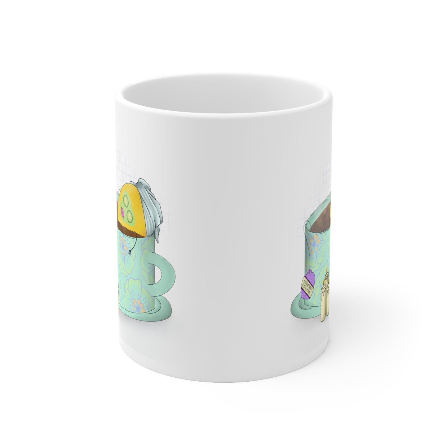 Lemon in Tea Spa Ceramic Mug 11oz