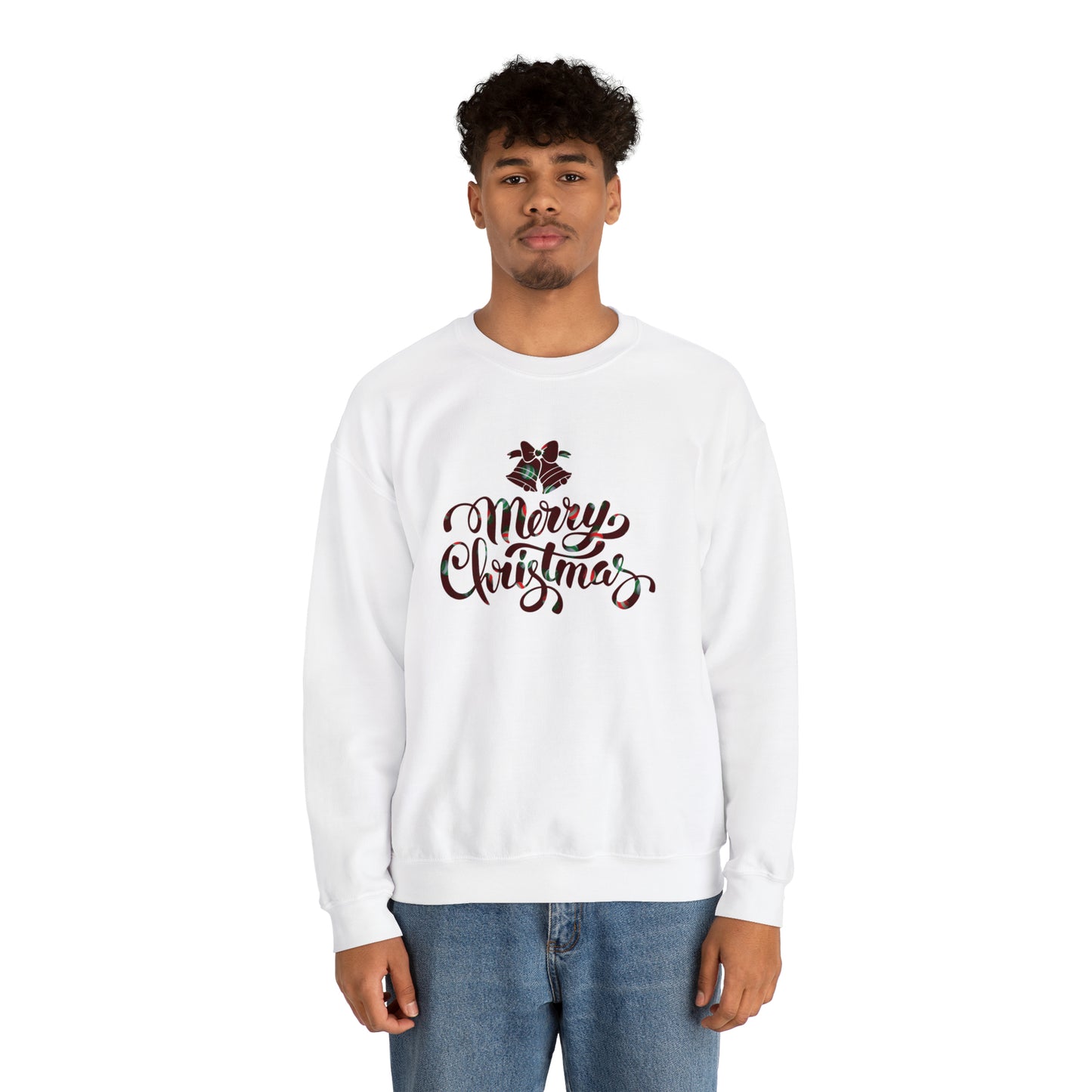 Holiday Ornaments Merry Christmas Unisex Heavy Blend™ Crewneck Sweatshirt