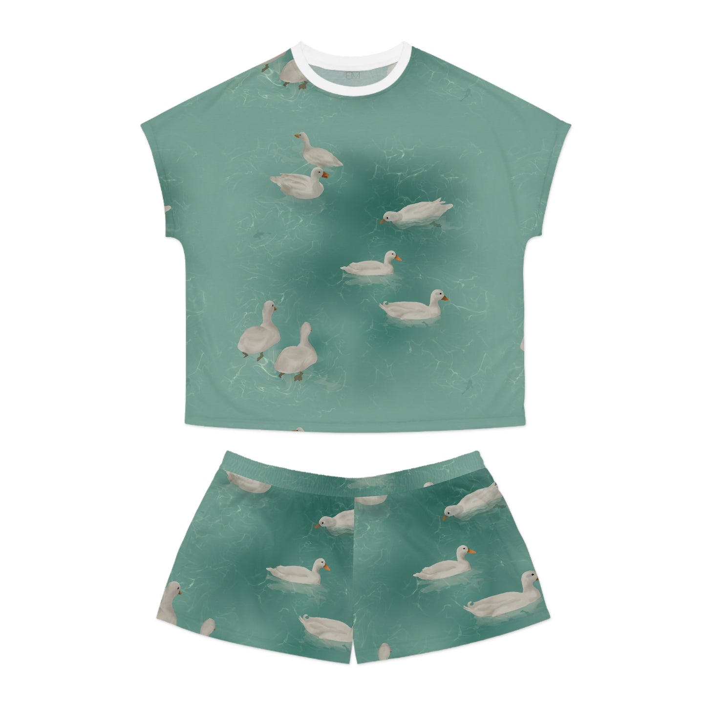 Ducks Women's Short Pajama Set