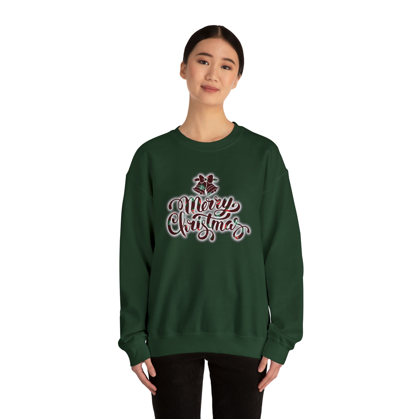 Holiday Ornaments Merry Christmas Unisex Heavy Blend™ Crewneck Sweatshirt