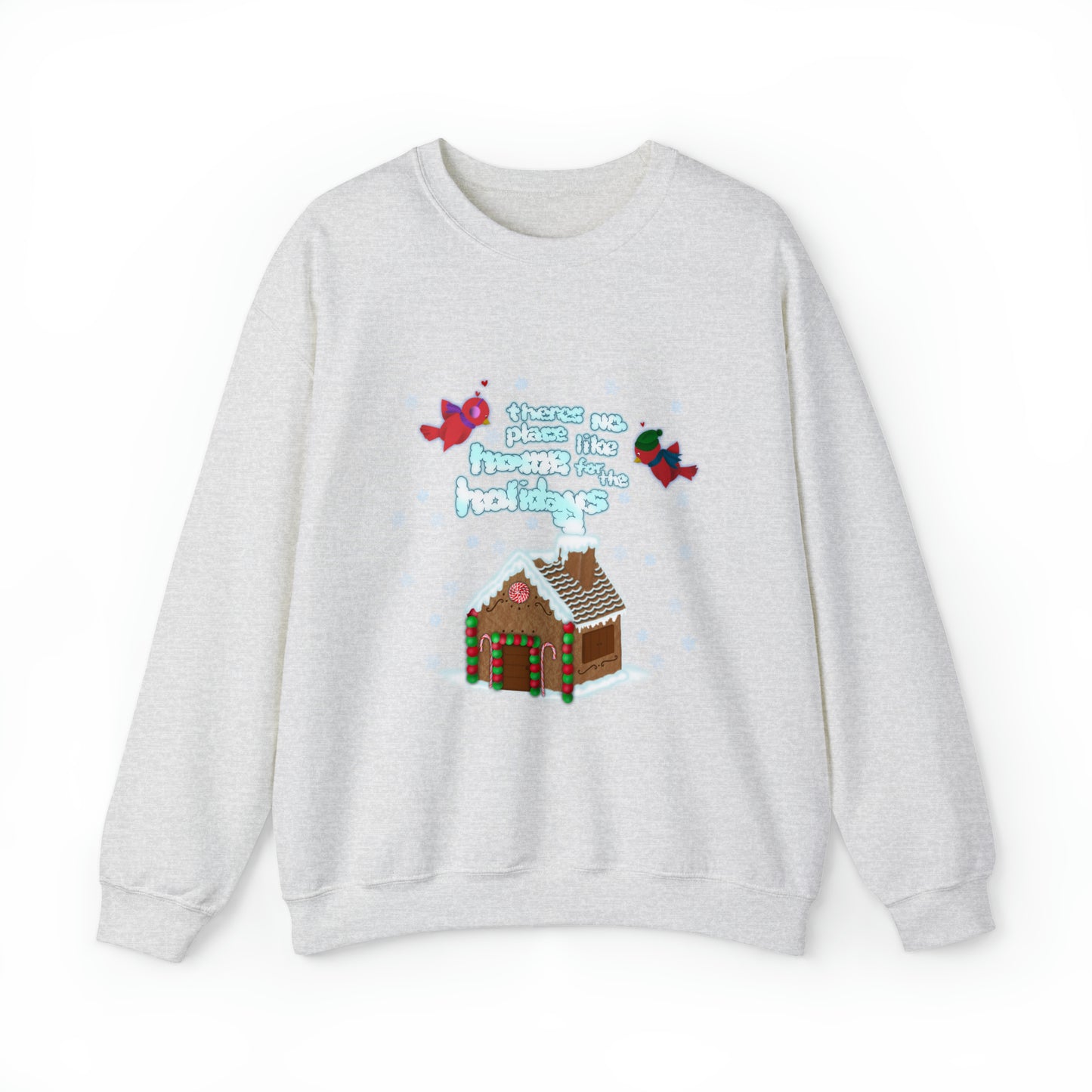 Gingerbread Home for the Holiday Unisex Heavy Blend™ Crewneck Sweatshirt