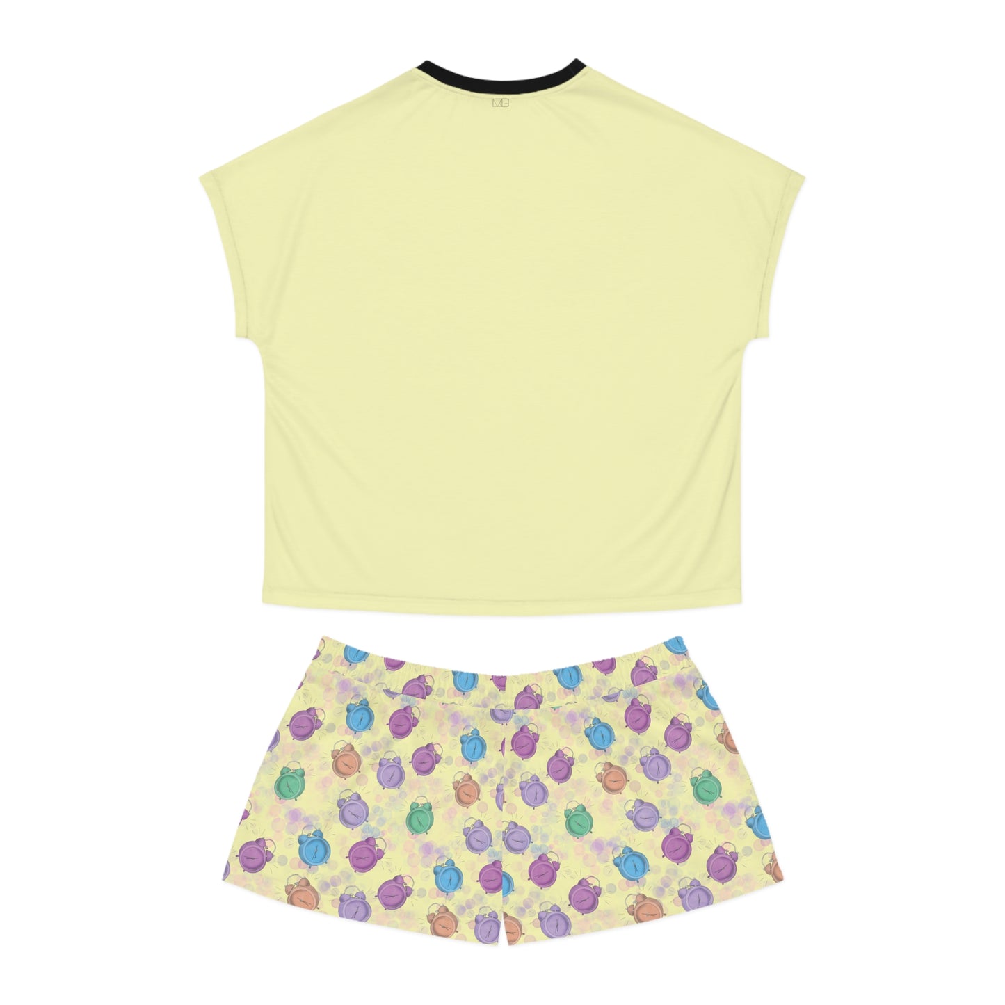 Alarm Clocks Women's Short Pajama Set