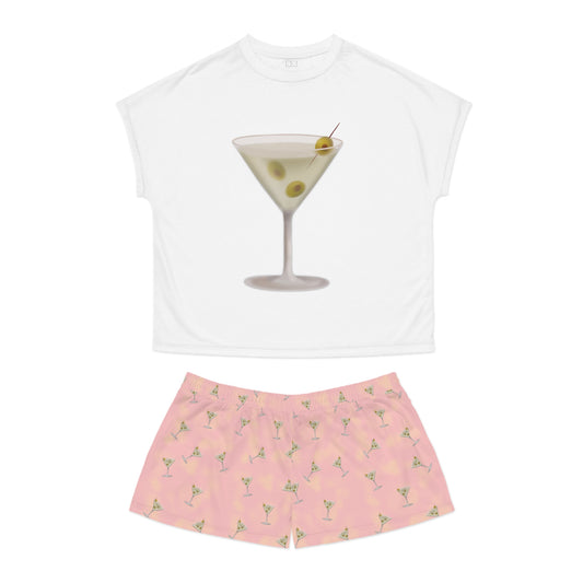 Martini Collection- Olive Martini Women's Short Pajama Set