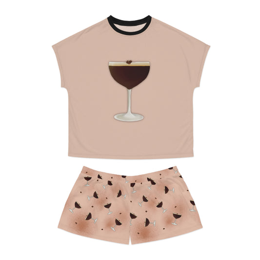 Martini collection - Espresso Martini Women's Short Pajama Set