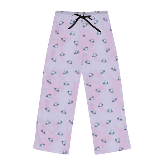 Wedding Rings Purple Women's Pajama Pants