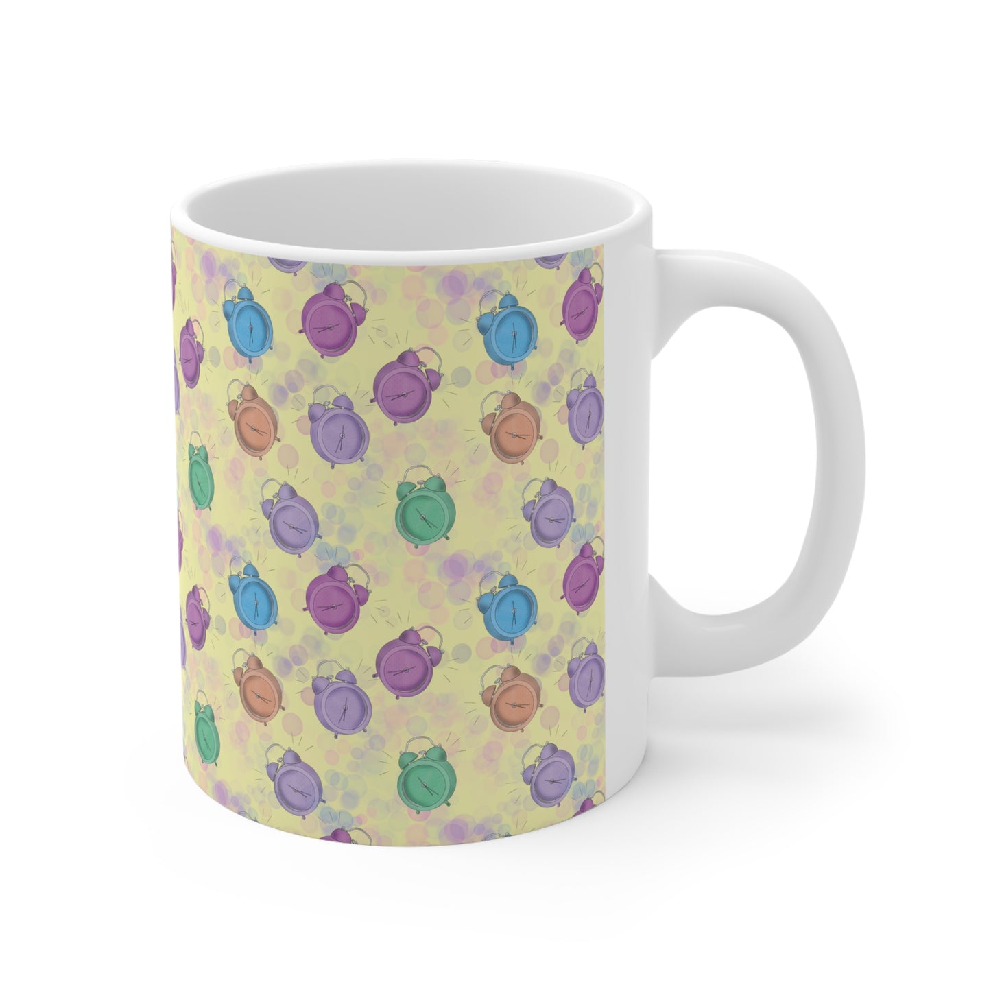 Alarm Clock Ceramic Mug 11oz