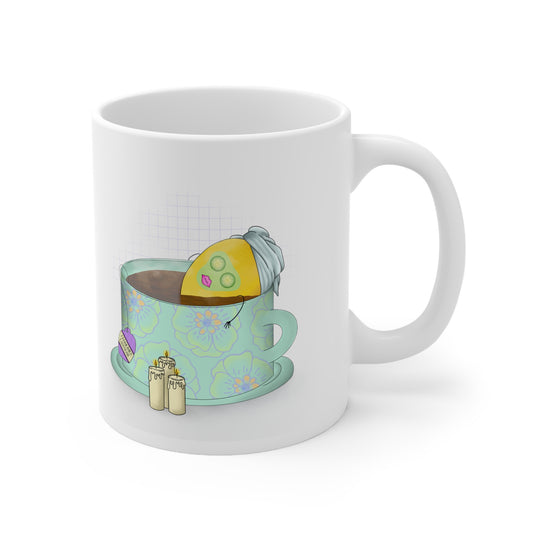 Lemon in Tea Spa Ceramic Mug 11oz