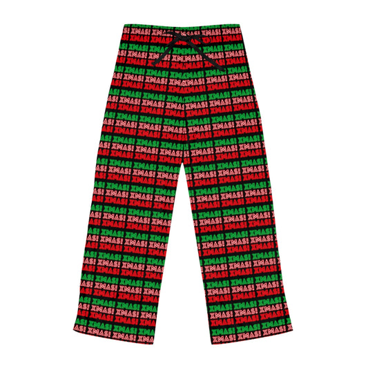 XMASXMASXMAS! Neon Women's Pajama Pants