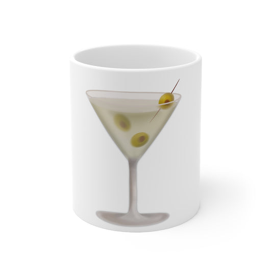 Martini Collection- Olive Martini Ceramic Mug 11oz